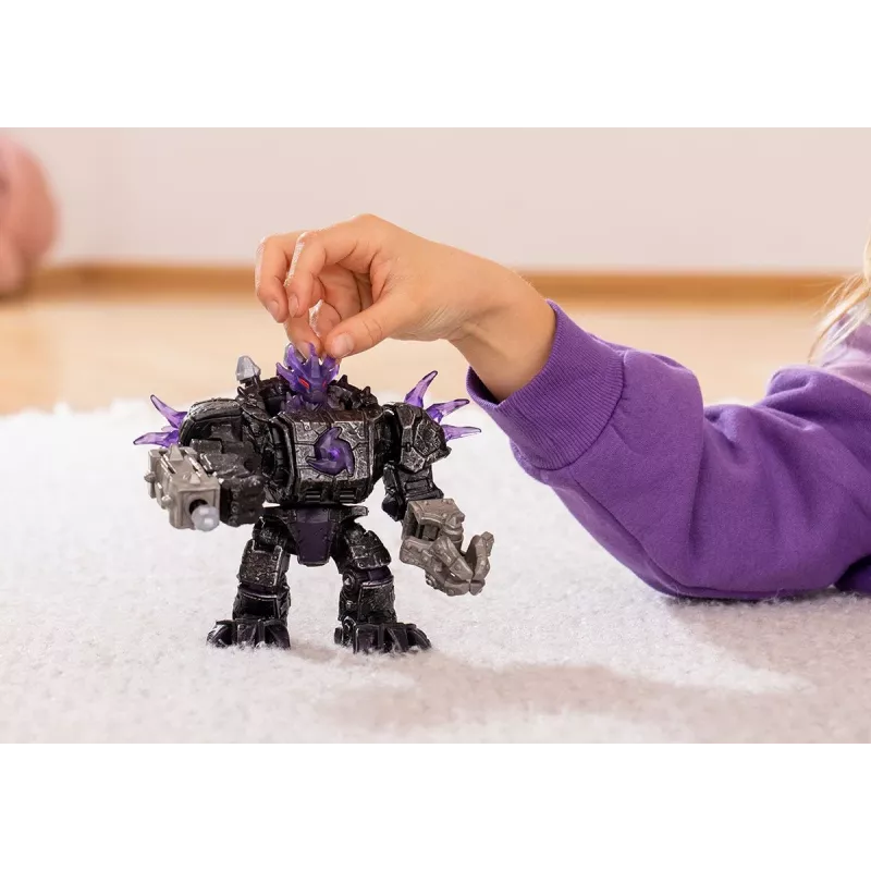 schleich ELDRADOR CREATURES Šešėlių Valdovo Robotas su Maža Būtybe Juodas