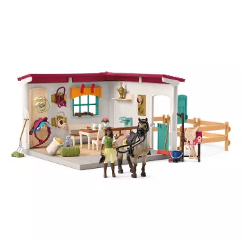 schleich HORSE CLUB Priedas prie balninės, arklidė, arkliai, 5 metai, įvairiaspalvis, plastikas
