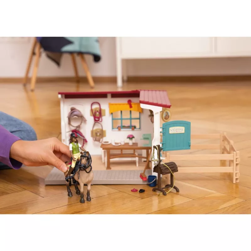 schleich HORSE CLUB Priedas prie balninės, arklidė, arkliai, 5 metai, įvairiaspalvis, plastikas