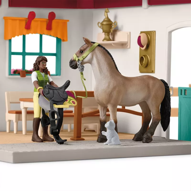 schleich HORSE CLUB Priedas prie balninės, arklidė, arkliai, 5 metai, įvairiaspalvis, plastikas