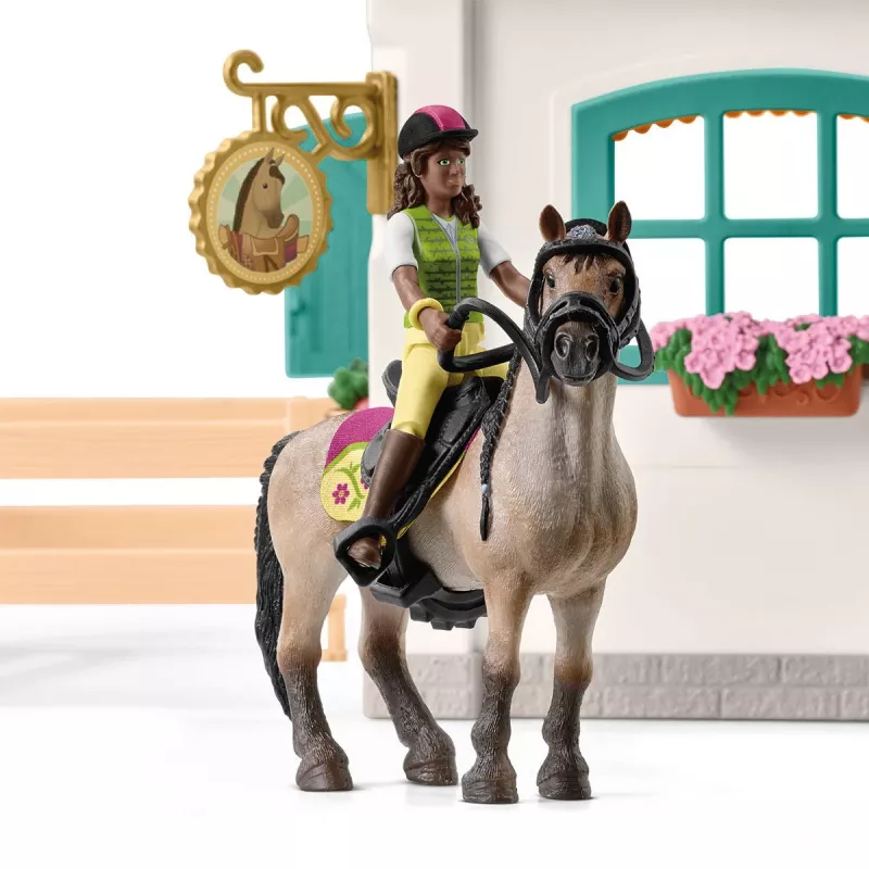 schleich HORSE CLUB Priedas prie balninės, arklidė, arkliai, 5 metai, įvairiaspalvis, plastikas