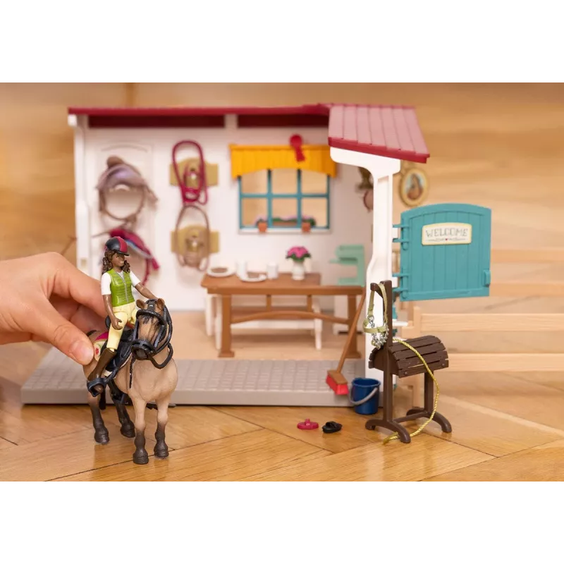 schleich HORSE CLUB Priedas prie balninės, arklidė, arkliai, 5 metai, įvairiaspalvis, plastikas