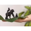 schleich WILD LIFE Gorilų šeima, 3 metai (-ų), Džiunglės, Laukiniai gyvūnai / nuotykių žaislai, Juoda, Pilka