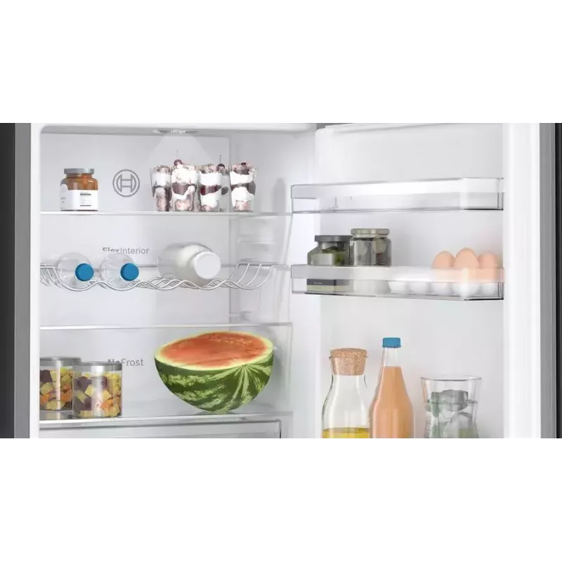 Bosch Serie 4 KGN36VXCT šaldytuvas-šaldiklis Laisvai pastatomas 321 l Nerūdijantis plienas
