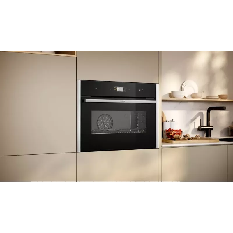 Neff C24FS31N0 garinis orkaitė Vidutinė Juoda, Nerūdijantis plienas Liečiamas