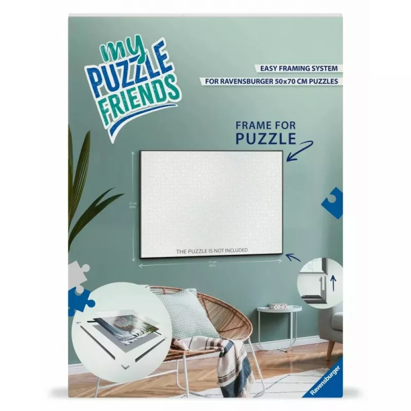 Dėlionės rėmas Ravensburger 17901 – juodas, dėlionėms, rekomenduojamas nuo 12 metų
