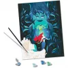 Ravensburger Piešimo rinkinys CreArt Disney Ariel ir Ursula 23732 — piešimo rinkinys vaikams su iš anksto atspausdintu motyvu