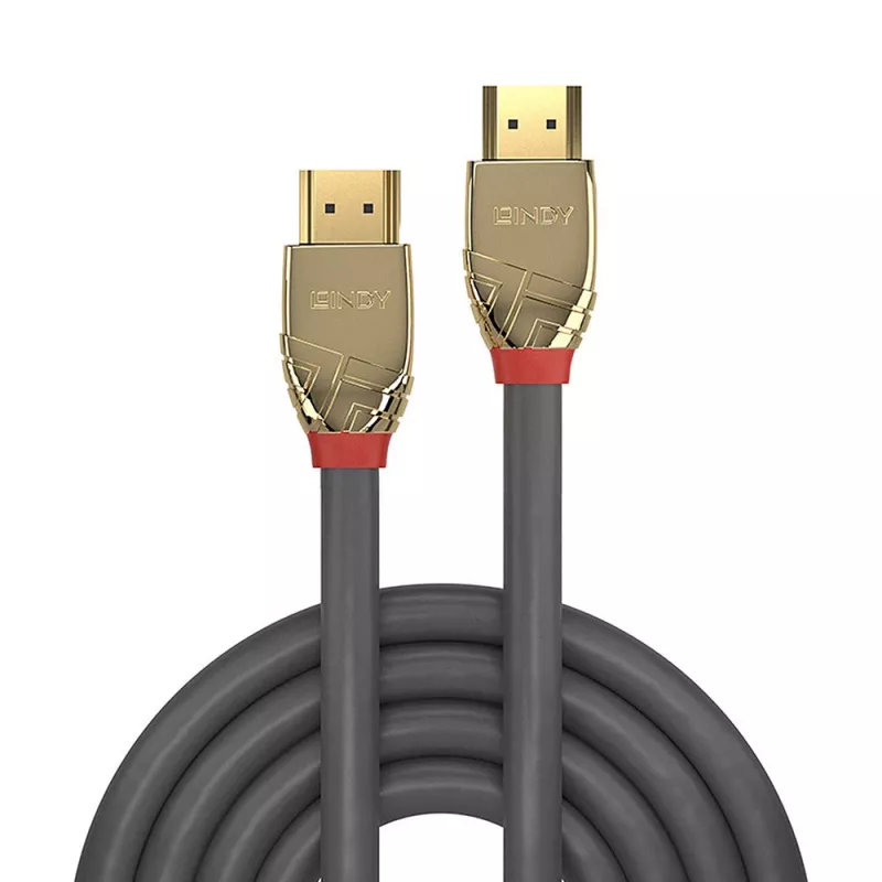 Lindy 3m Ultra High Speed HDMI laidas, Gold Line