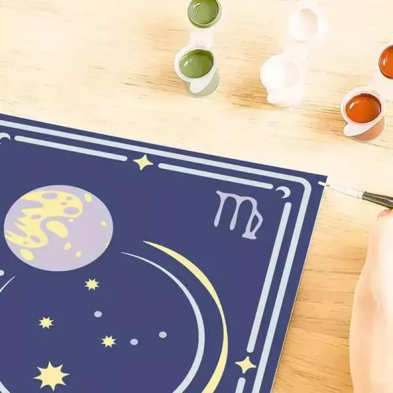 Tapybos rinkinys Ravensburger CreArt Mergelės zodiako ženklas – modelis 23744, kūrybinis rinkinys tapybai