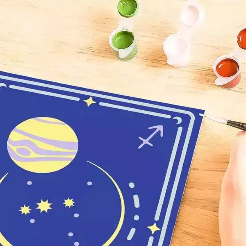 Piešimo pagal numerius rinkinys Ravensburger CreArt – Šaulio zodiako ženklas, modelis 23741