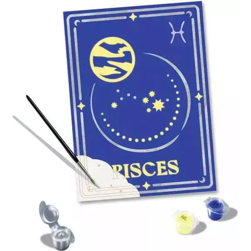Ravensburger piešimo rinkinys CreArt — Zodiako ženklas Žuvys (23735)