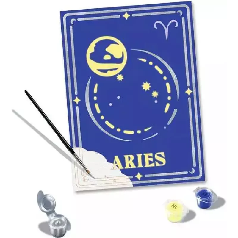 Ravensburger dažymo rinkinys CreArt — Zodiako ženklas Avinas (modelis 23736)