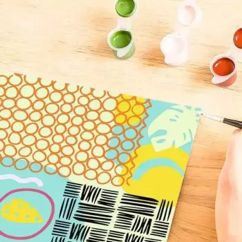 Dažų rinkinys Ravensburger CreArt Funky Shapes – tapybos rinkinys kūrybiniams meno projektams