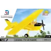 Konstruktorius Cobi Cessna 172 Skyhawk geltonas modelis 26621 - mastelio ir surinkimo rinkinys