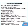 Konstruktorius Cobi Cessna 172 Skyhawk White