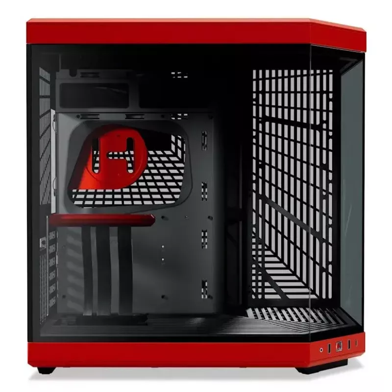 PC Case HYTE Y70 Midi Tower Juoda, Red