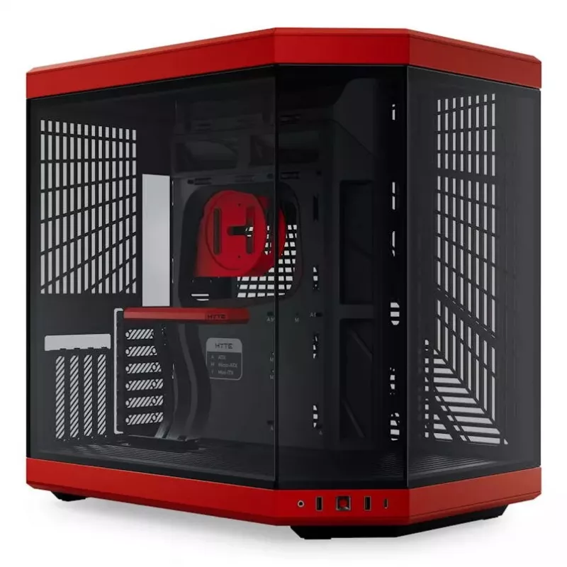 PC Case HYTE Y70 Midi Tower Juoda, Red