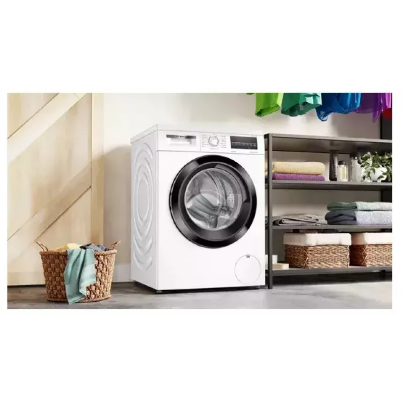 Bosch Serie 6 WUU28T48 skalbimo mašina su priekiniu įkrovimu 8 kg 1400 aps./min. Balta
