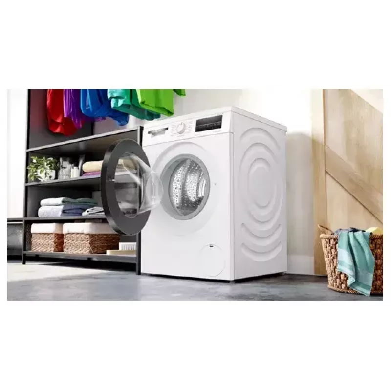 Bosch Serie 6 WUU28T48 skalbimo mašina su priekiniu įkrovimu 8 kg 1400 aps./min. Balta