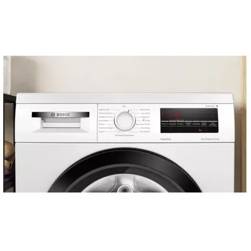 Bosch Serie 6 WUU28T48 skalbimo mašina su priekiniu įkrovimu 8 kg 1400 aps./min. Balta