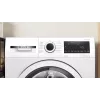 Bosch Serie 4 WNA13441 skalbimo mašina su džiovykle Priekinio įkrovimo Laisvai pastatoma Balta