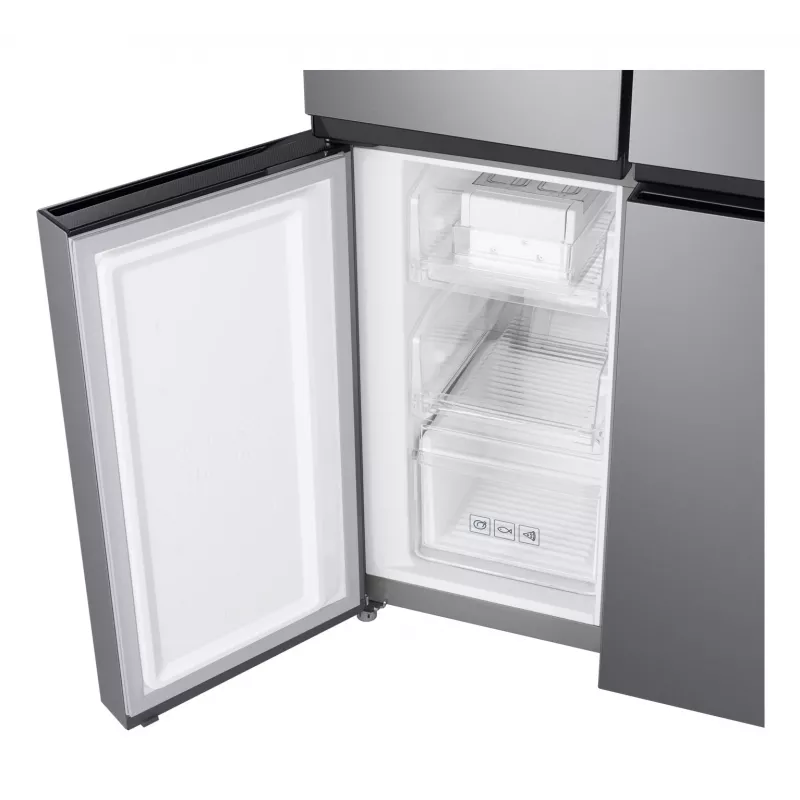 Šaldytuvas Samsung RF48A400EM9 šalia šalia Laisvai pastatomas 488 L Sidabrinis