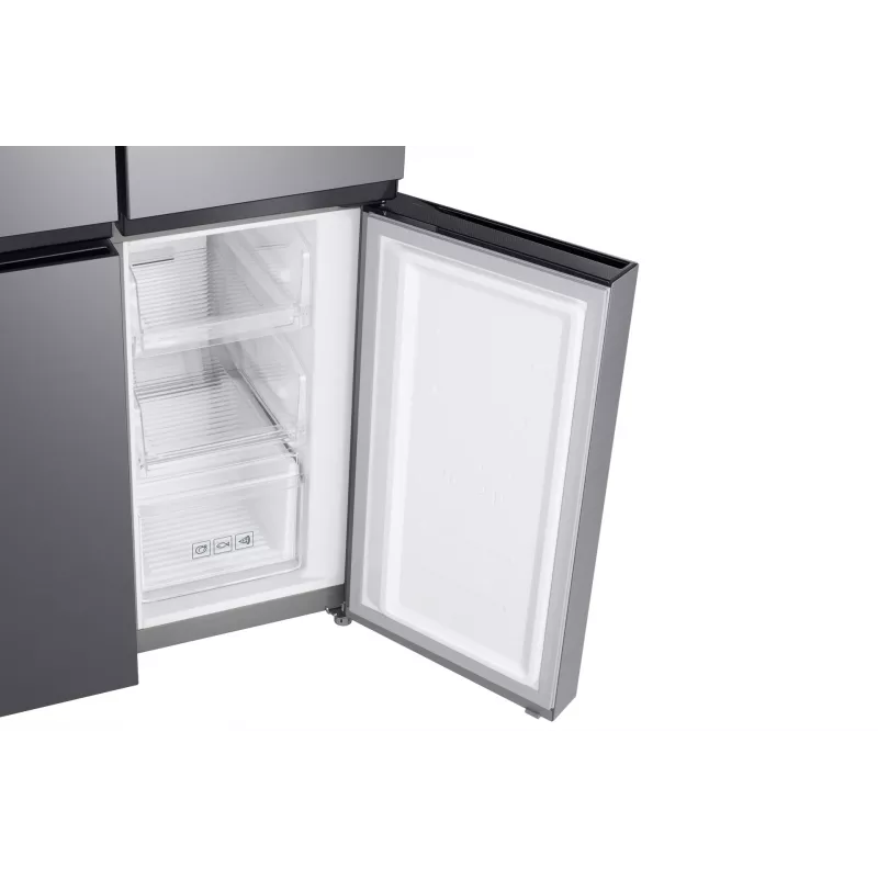 Šaldytuvas Samsung RF48A400EM9 šalia šalia Laisvai pastatomas 488 L Sidabrinis