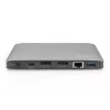 DIGITUS Docking Station USB-C - 2x USB Type-C / 2x USB 3.0 10Gbps / USB 3.0 5Gpbs / 2x DP / Gbe / micro SD / SD / 3.5mm - 60W USB Power Delivery