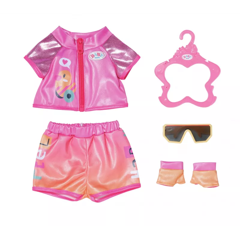 BABY born Bike Outfit 43cm lėlių drabužių rinkinys