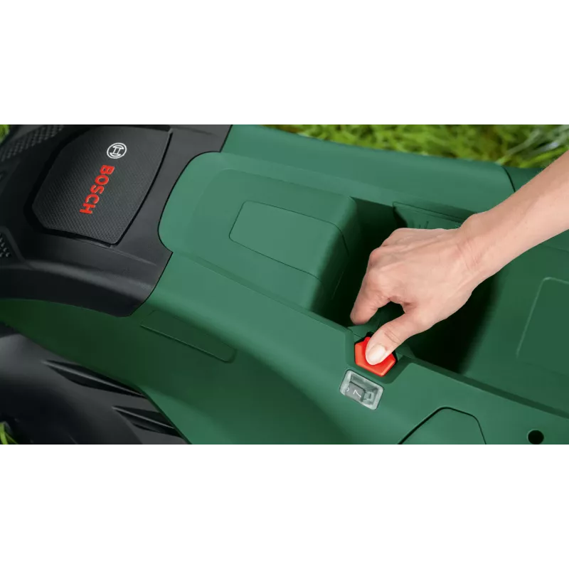 Elektrinė vejapjovė Bosch AdvancedRotak 44-750, 1800 W, 44 cm pjovimo plotis, žalia/juoda