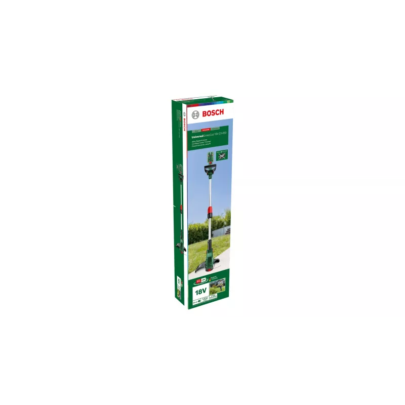 Bosch UniversalGrassCut 18V-26-500 26 cm Baterija Juoda, Žalia