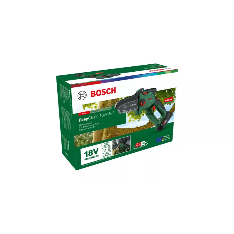 Bosch EasyChain 18V-15-7 juoda, žalia