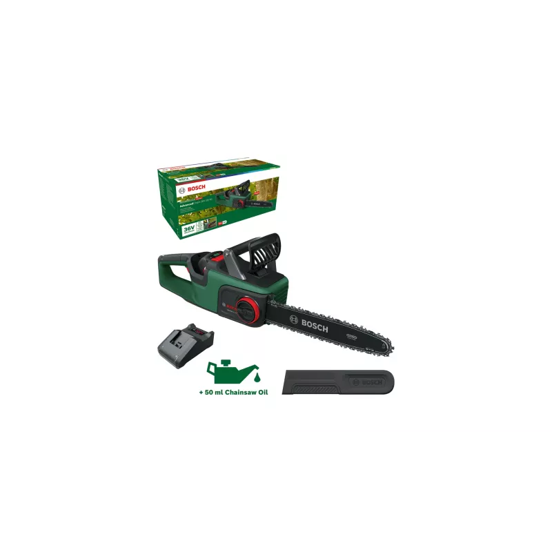 Bosch AdvancedChain 36V-35-40 Juoda, Green