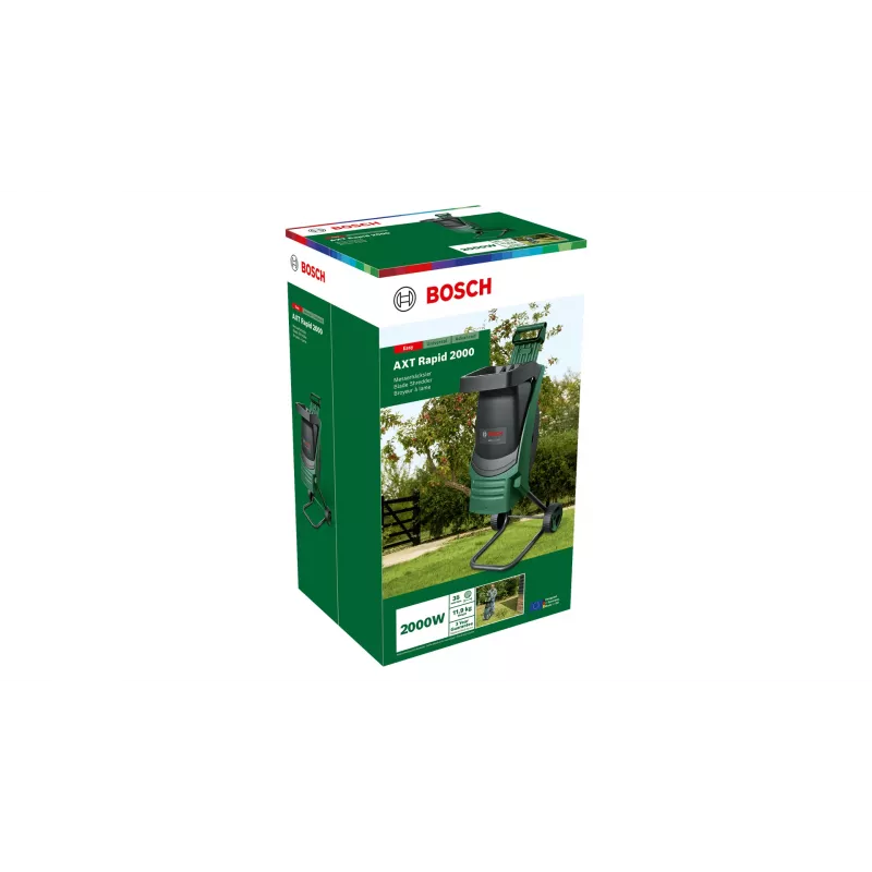 Bosch AXT RAPID 2000 sodo smulkintuvas 2000 W peilis