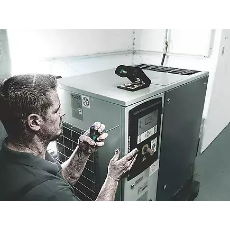 Raketinis veržliaraktis Wera 05023461001 1/4 colio pavara juoda žalia