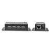 Lindy 50m 4 prievadų USB 2.0 Cat.6 ilgintuvas, tinklo siųstuvas ir imtuvas, 50 m, 480 Mbit/s, Cat5, Cat5e, Cat6, NS1021, fosforinė bronza