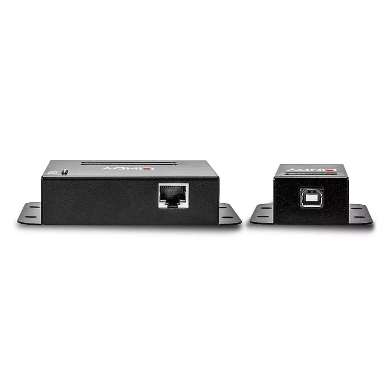 Lindy 50m 4 prievadų USB 2.0 Cat.6 ilgintuvas, tinklo siųstuvas ir imtuvas, 50 m, 480 Mbit/s, Cat5, Cat5e, Cat6, NS1021, fosforinė bronza
