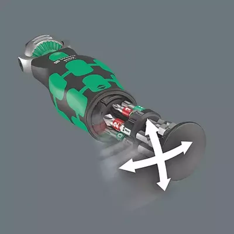 Wrench Ratchet Wera 05004283001 18 vnt Juoda Žalia