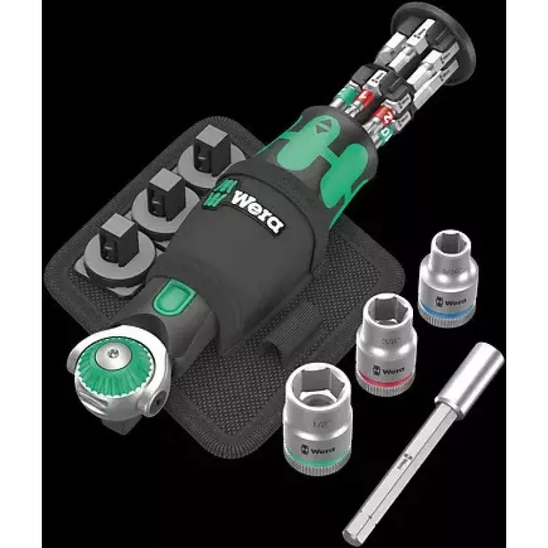 Wrench Ratchet Wera 05004283001 18 vnt Juoda Žalia