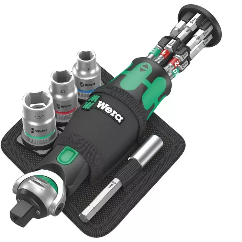Wrench Ratchet Wera 05004283001 18 vnt Juoda Žalia