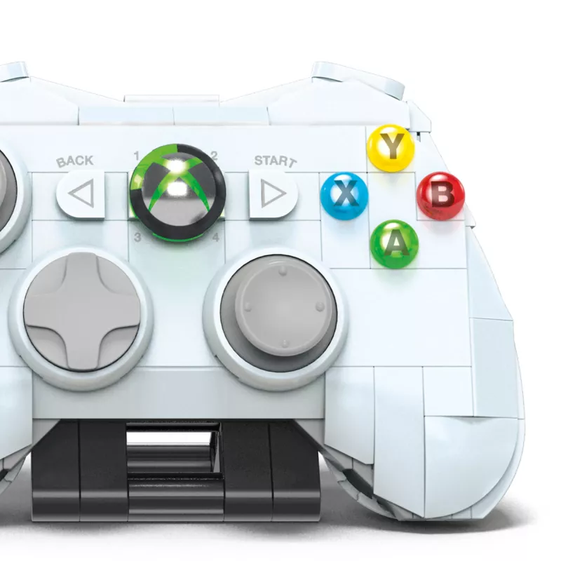 “MEGA” „Microsoft Xbox 360“ kopijos konstravimo žaislų rinkinys su lemputėmis (1342 dalys) kolekcionieriams