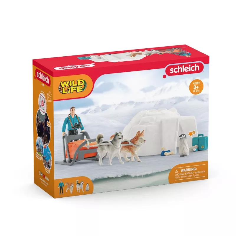 Zoo Schleich WILD LIFE Antarkties ekspedicija Daugiaspalvė 42558
