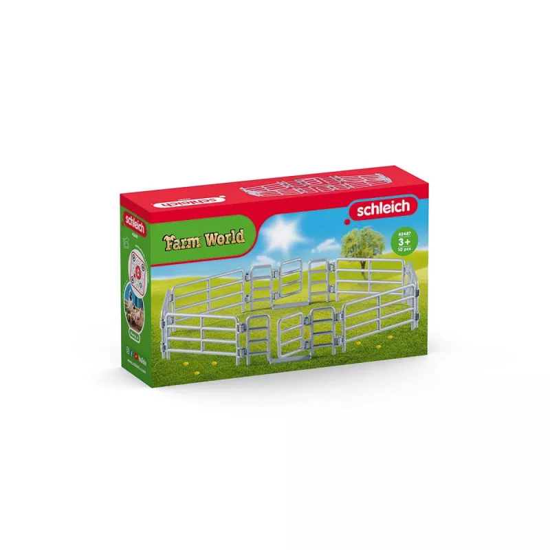 schleich Aptvaro tvora, Žaislų figūrėlių tvora, 3 m., Ūkis, Ūkio gyvūnai / ūkio žaislai, Nerūdijantis plienas, 1 vnt.