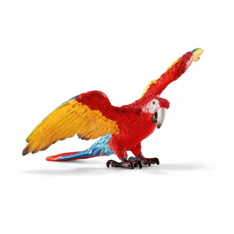 Schleich WILD LIFE Ara raudonasis, įvairiaspalvis plastikas, 3+ metai