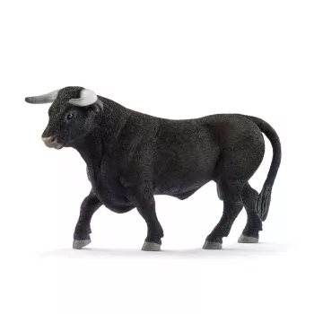 schleich FARM WORLD Juodasis bulius, 3 m., Ūkis, Ūkio gyvūnai / ūkio žaislai, Įvairiaspalvis, Plastikas, 1 vnt.