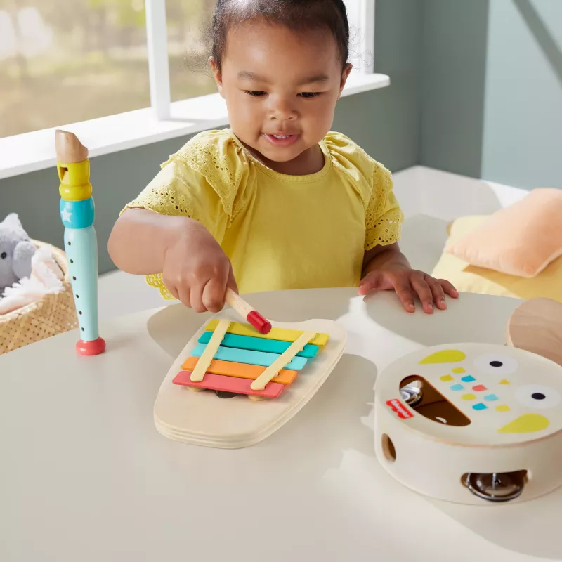 Mattel muzikinis dovanų rinkinys su mediniais instrumentais mažyliams