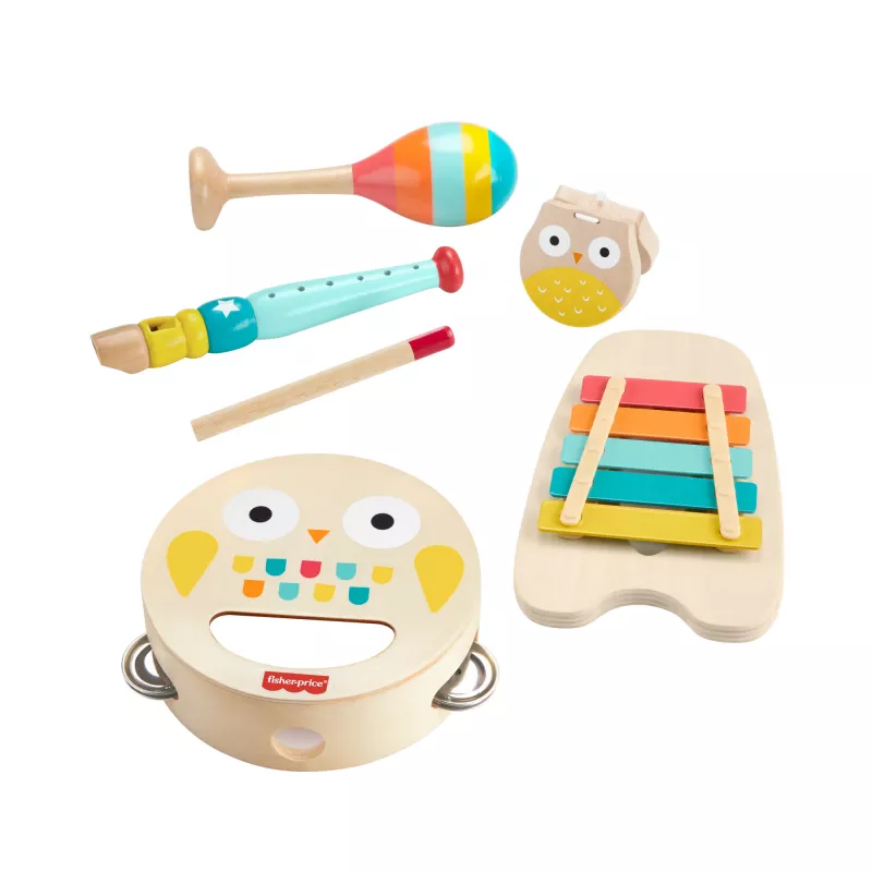 Mattel muzikinis dovanų rinkinys su mediniais instrumentais mažyliams