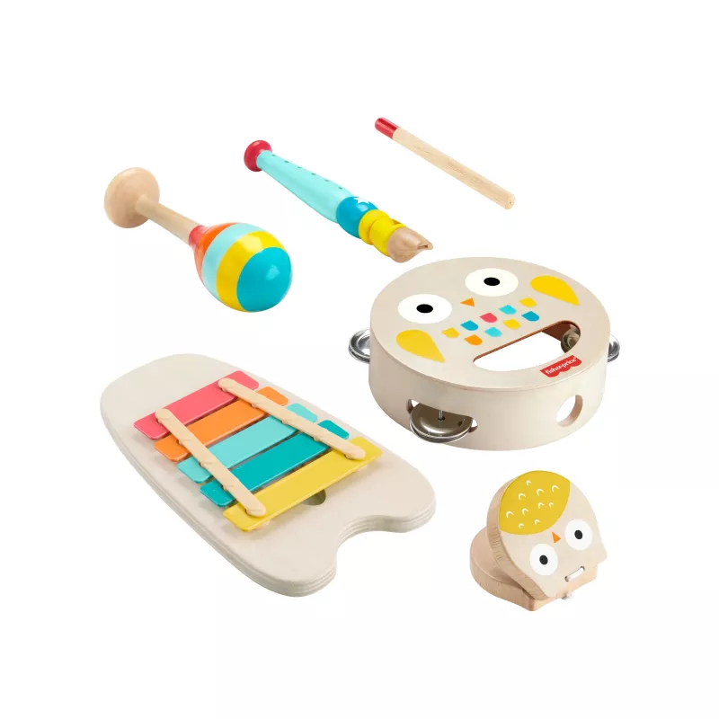 Mattel muzikinis dovanų rinkinys su mediniais instrumentais mažyliams