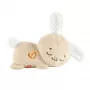 Fisher-Price Soothe & Settle Bunny pliušinis kūdikio žaislas ir pritaikomas garso aparatas su judesiu