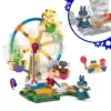 MEGA Pokémon apžvalgos rato linksmas konstravimo žaislų rinkinys, su 4 veiksmo figūrėlėmis (393 dalys) vaikams
